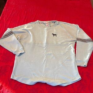 Pink victoria’s Secret large sweatshirt color  aqua